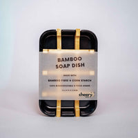 Bamboo Soap Dish (Black)