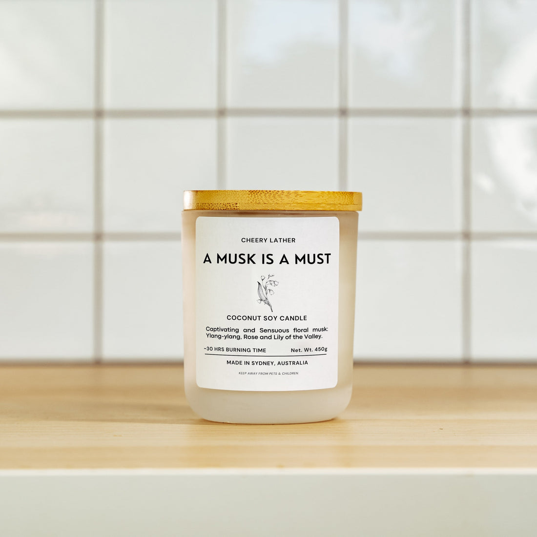 A Musk Is A Must Bath Candle