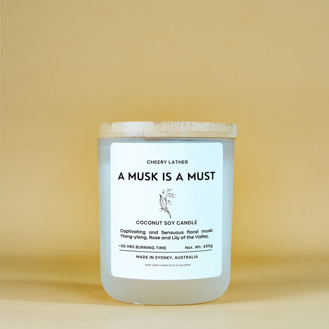 A Musk Is A Must Bath Candle