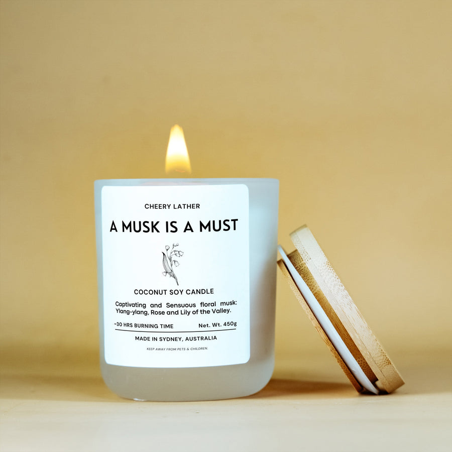 A Musk Is A Must Bath Candle