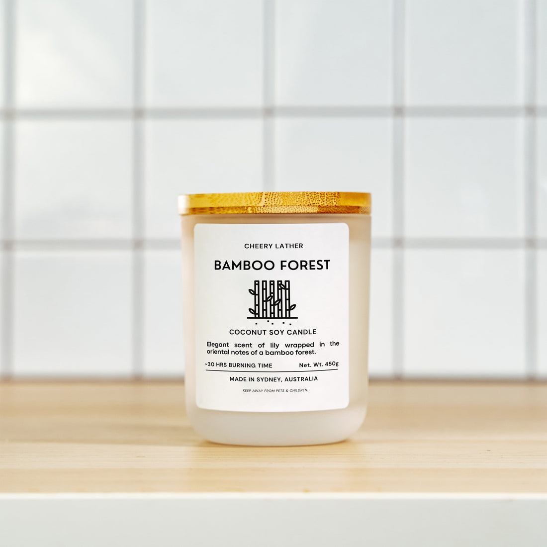 Bamboo Forest Bath Candle