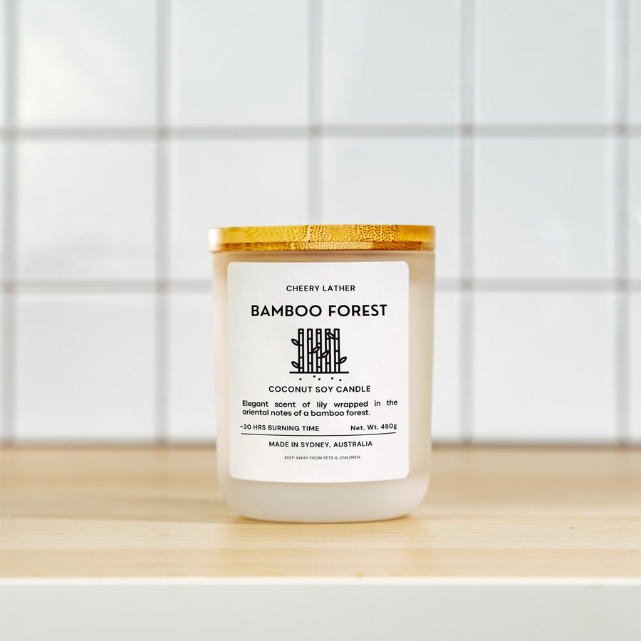 Bamboo Forest Bath Candle