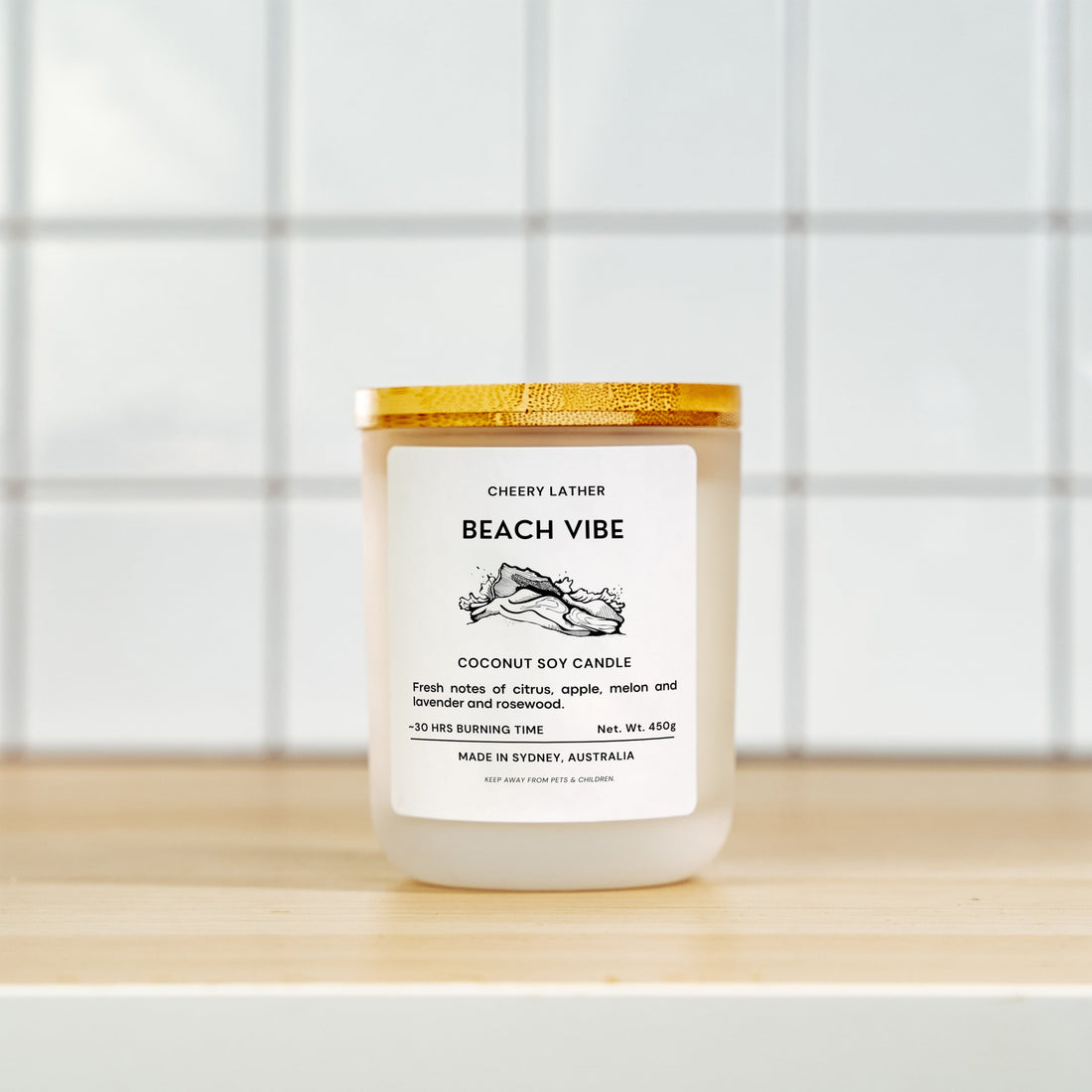 Beach Vibe Bath Candle