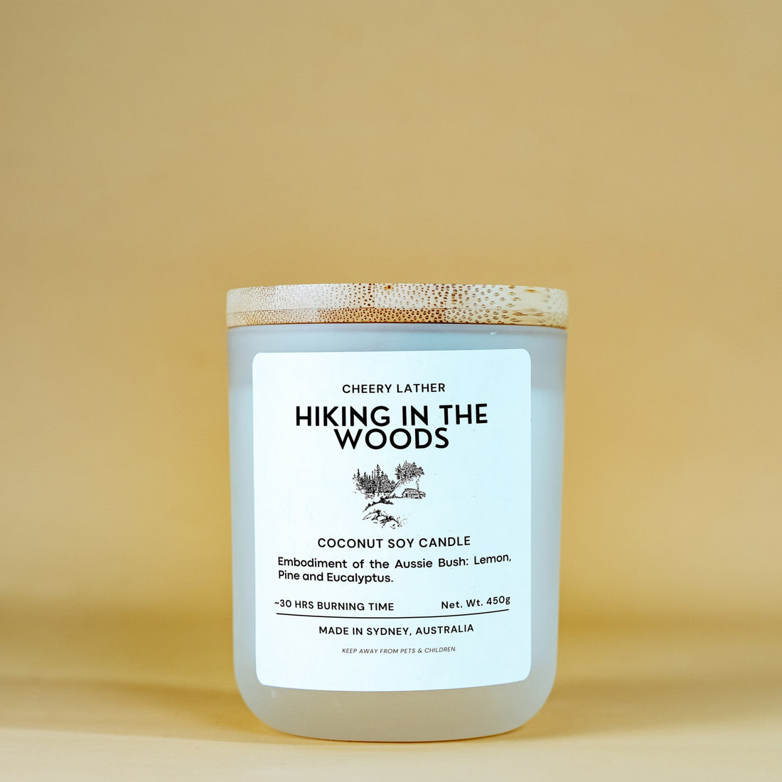 Hiking In The Woods Bath Candle