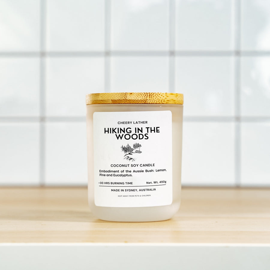 Hiking In The Woods Bath Candle