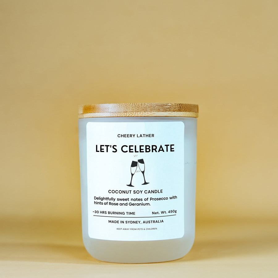 Lets Celebrate Bath Candle