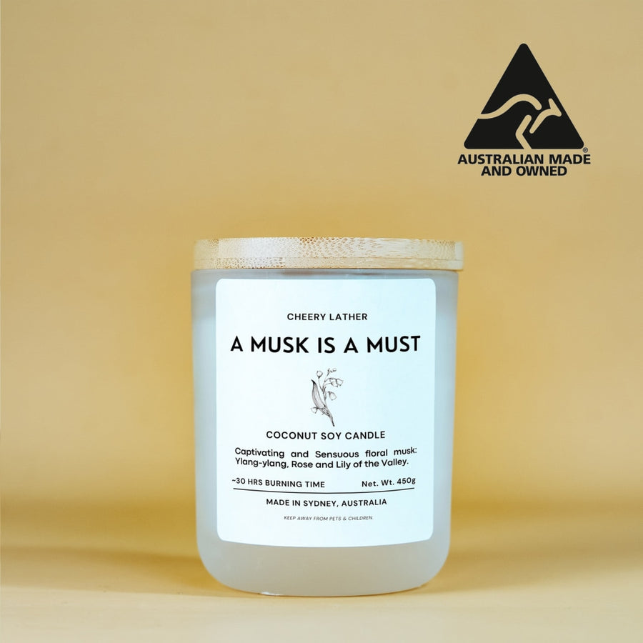 A Musk Is A Must Bath Candle