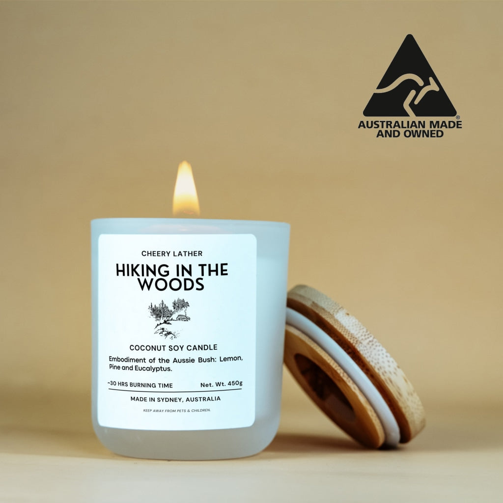 Hiking In The Woods Bath Candle