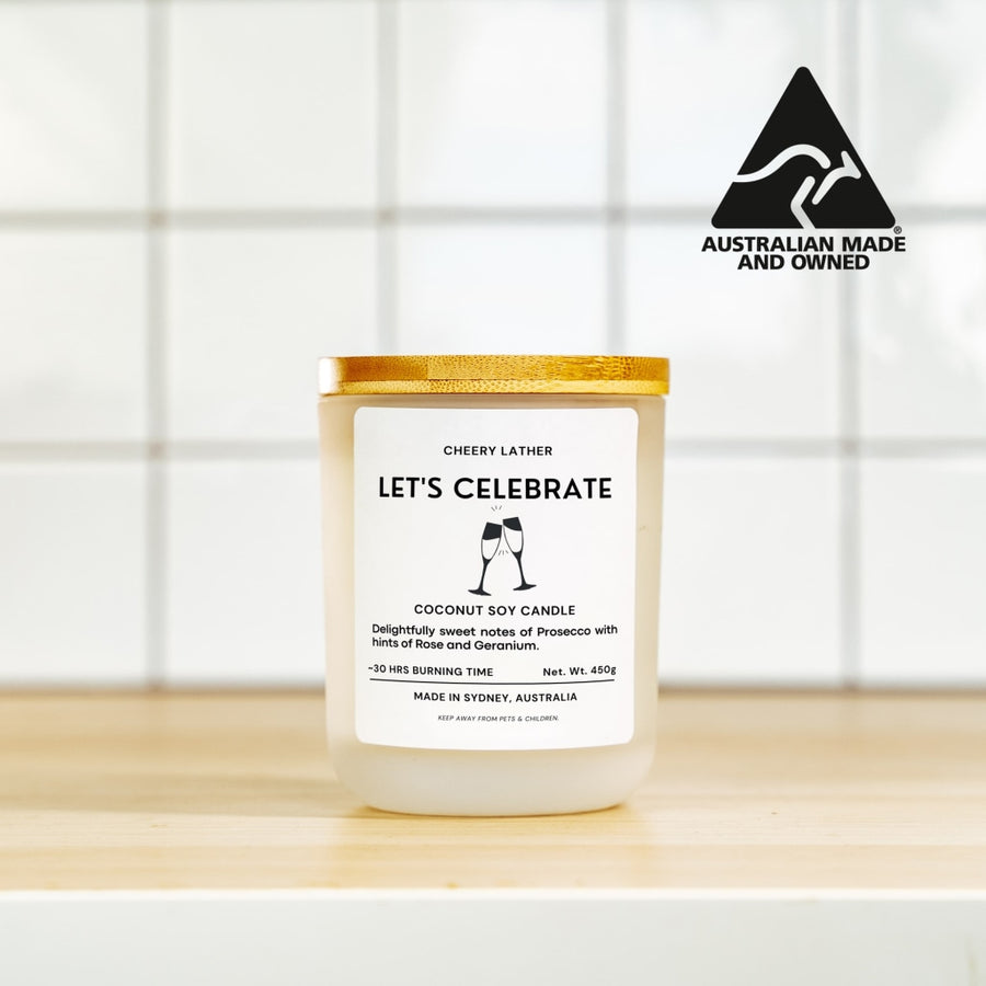 Lets Celebrate Bath Candle