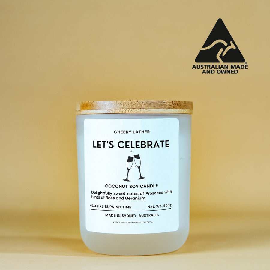 Lets Celebrate Bath Candle