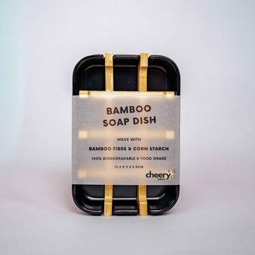 Bamboo Soap Dish (Black)