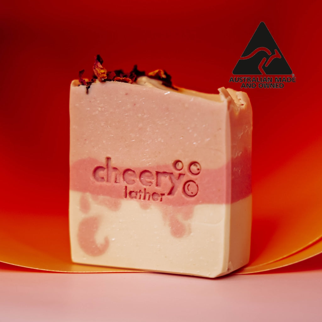 Strawberry Champagne Artisan Soap Bar