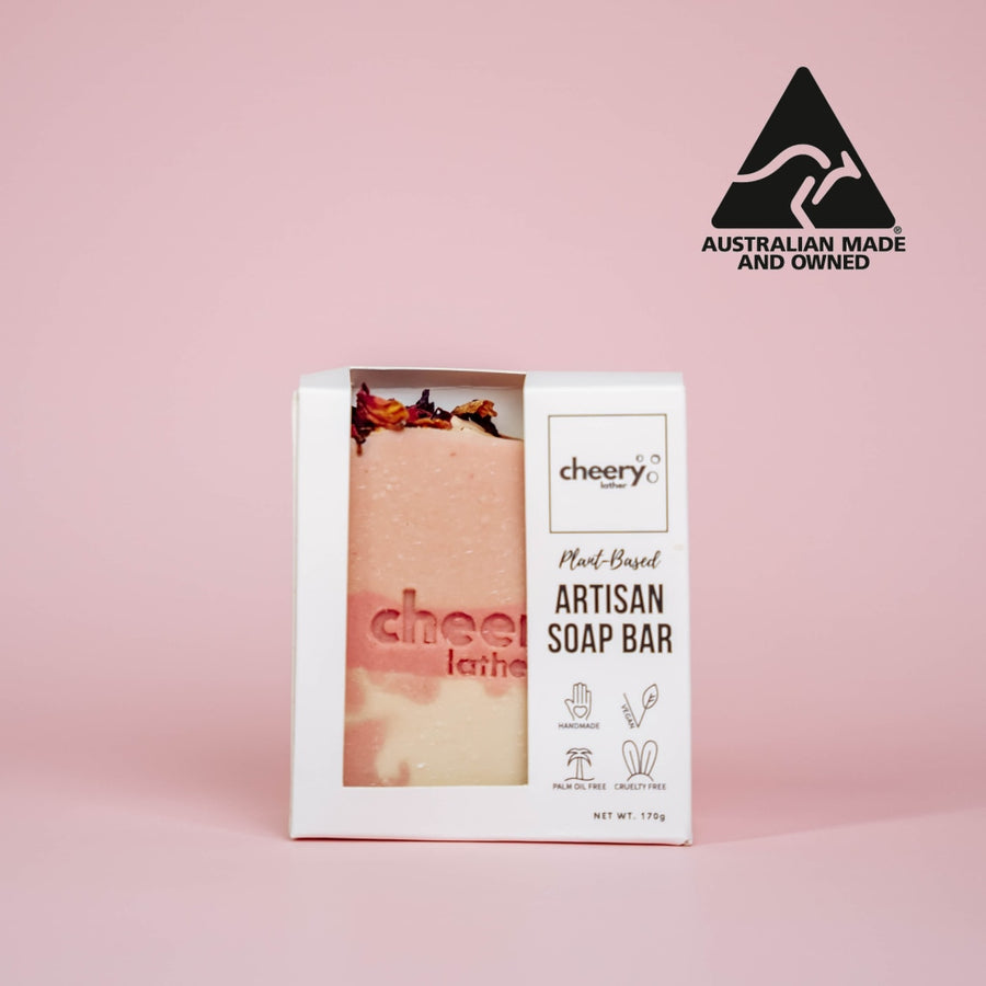 Strawberry Champagne Artisan Soap Bar